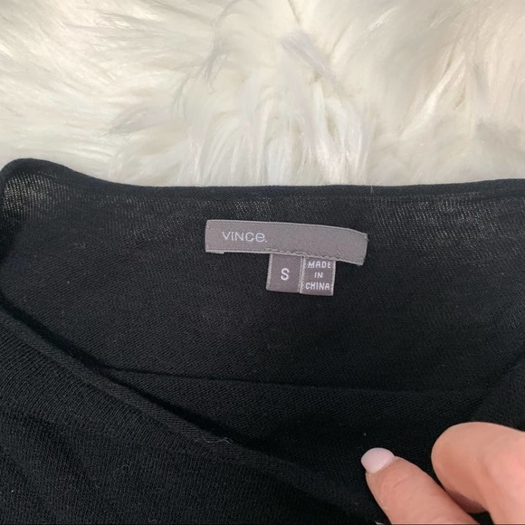 Vince Dolman Sleeve Wool Wide Neck Sweater. S - Picture 6 of 10